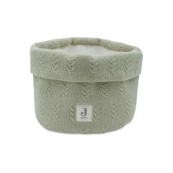 Jollein Pflegekörbchen Aufbewahrungskorb Grain knit Olive Green