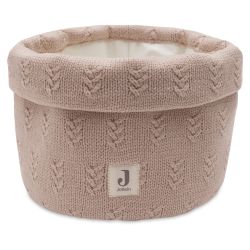 Jollein Pflegekörbchen Aufbewahrungskorb Grain knit Wild Rose