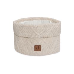 Jollein Pflegekörbchen Check Knit Oatmeal Sand