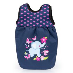 Bayer Design Puppen Schlafsack blau Herzchen Elefant