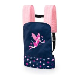 Bayer Design Puppen-Tragegurt blau-rosa sternchen