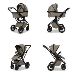 Moon Più Kombikinderwagen Piu mud - matt