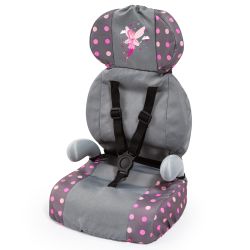 Bayer Design Puppen-Autositz Deluxe grau