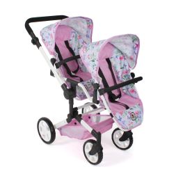 Bayer Chic 2000 Puppenwagen Linus Duo Flowers