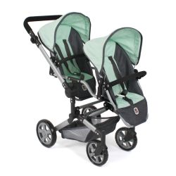 Bayer Chic 2000 Puppenwagen Linus Duo melange anthrazit-mint