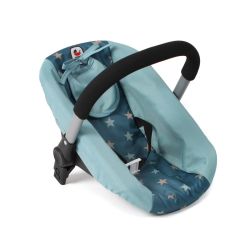 Bayer Chic 2000 Puppen Autositz mit Adapter Sternchen türkis