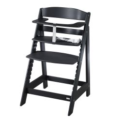 Roba Treppenhochstuhl Sit Up Flex Holz schwarz lackiert