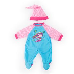 Bayer Design Kleider für Puppen 38cm Strampler türkis rosa Meerjungfrau