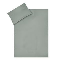 Julius Zöllner Bettwäsche Jersey uni aloe 100/135+40/60 cm