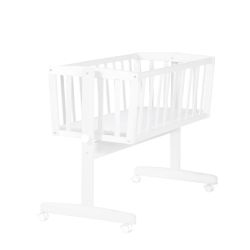 Roba Babywiege Matratze 40x90cm Wiegenfunktion mit Feststellknopf weiß