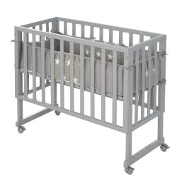 Roba Stuben- & Beistellbett safe asleep 3in1 Matratze Nestchen Little Stars