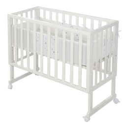 roba safe asleep Stuben- & Beistellbett 3in1 weiß für alle Elternbetthöhen