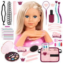 Bayer Design Charlene Magic Nails Frisiertopf Schminkkopf mit Zubehör
