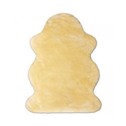 Heitmann Baby Lammfell Gold-Beige ca. 75-85 cm Naturprodukt echtes Schaflammfell