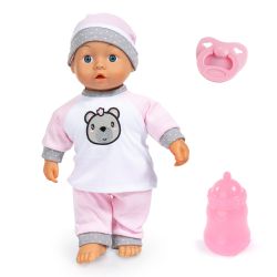Bayer Design Puppe Kiss Baby 36 cm rosa mit Zubehör