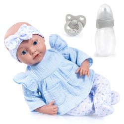 Bayer Design Reborn Babypuppe 38 cm Mädchen Weiche Baby Puppe ab 18 Monate