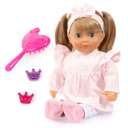 Bayer Design Puppe Little Love Funktionspuppe 38 cm rosa mit Zubehör