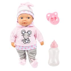 Bayer Design interaktive Puppe Lisa Magic Eyes 38 cm rosa