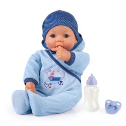 Bayer Design Puppe Hello Baby boy Funktionspuppe 46 cm