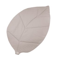 Julius Zöllner Krabbeldecke Blatt 170/110 Waffelpiqué Nougat