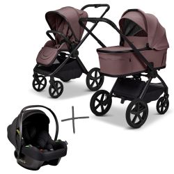 Moon Gio FOLD SET Kombi-Kinderwagen tonka inkl. Cosmo Babyschale