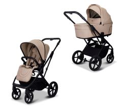 Moon Kombikinderwagen CIAO FOLD mit Sportsitz und Babywanne sand