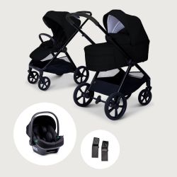 Moon Kombikinderwagen STYLO SET inkl. Babyschale LOLA onyx