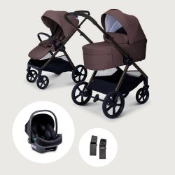 Moon Kombikinderwagen STYLO SET inkl. Babyschale LOLA tonka
