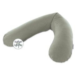 Theraline Stillkissen 190cm inkl. Bezug Melange grün-grau  Mikroperlenfüllung