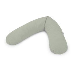 Theraline Stillkissen Original 190 cm mit Bezug Olivgrün Cord Polyesterhohlfaser