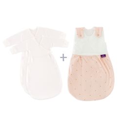 Träumeland Babyschlafsack LIEBMICH 3-teilig Set Märchengold Größe 50/56