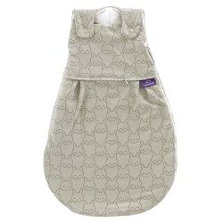 Träumeland Außenschlafsack LIEBMICH Kuschelhase grün Größe 80/86