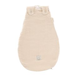 Träumeland Ganzjahres Schlafsack Baumwoll Musselin beige Größe 80/86
