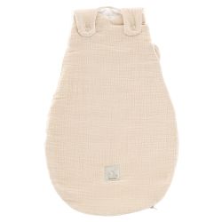Träumeland Außenschlafsack LIEBMICH Baumwollmusselin beige Größe 56/62
