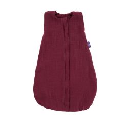 Träumeland Sommerschlafsack LIEBMICH Baumwollmusselin beerenrot Größe 70