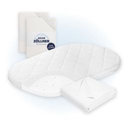 Julius Z&ouml;llner Stubenwagenmatratzen-Set Traumf&auml;nger Air XL 82x47 cm, 4-teilig