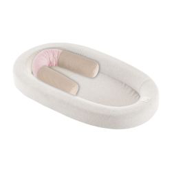 Träumeland Babynest HOME Nestverkleinerung Air rosa meliert 80 cm