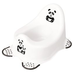 Keeeper Babytopf mit Anti-Rutsch-Funktion Panda Weiß