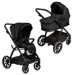 Muuvo Trick 2in1 Kombi Kinderwagen SET Jet Black