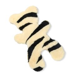 Fellhof Lammfell Babyunterlage BÄRLIBU zebra