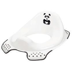 Keeeper Kinder-toilettensitz mit Anti-Rutsch-Funktion Panda Weiß