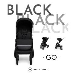 Muuvo GO Kinderwagen Sporwagen Buggy GO Black