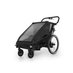 Muuvo Trail Fahrradanhänger Kinderwagen Anhänger Jogger 3in1 Grey