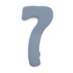 Theraline my7 Stillkissen Mikroperlen und Thera-Rhomb Melange blau-grau Bamboo