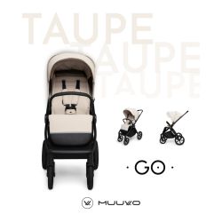 Muuvo GO Kinderwagen Sporwagen Buggy GO Taupe