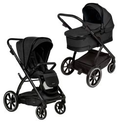 Muuvo Trick 2in1 Kombi Kinderwagen SET Jet Black