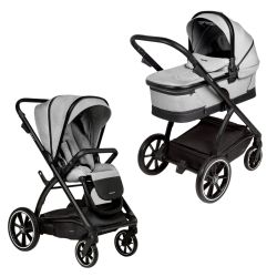 Muuvo Trick 2in1 Kombi Kinderwagen SET Steel Grey