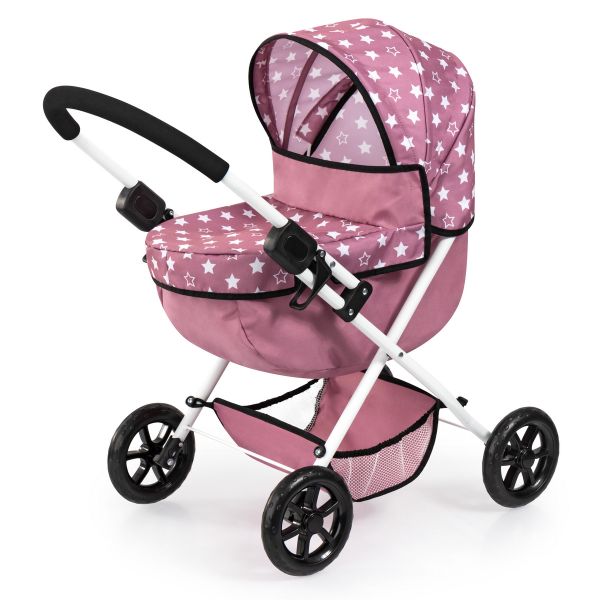 Bayer Design Puppenwagen Set Cosy Hochstuhl Wickeltasche altrosa Sterne |  baby-direkt Online-Shop