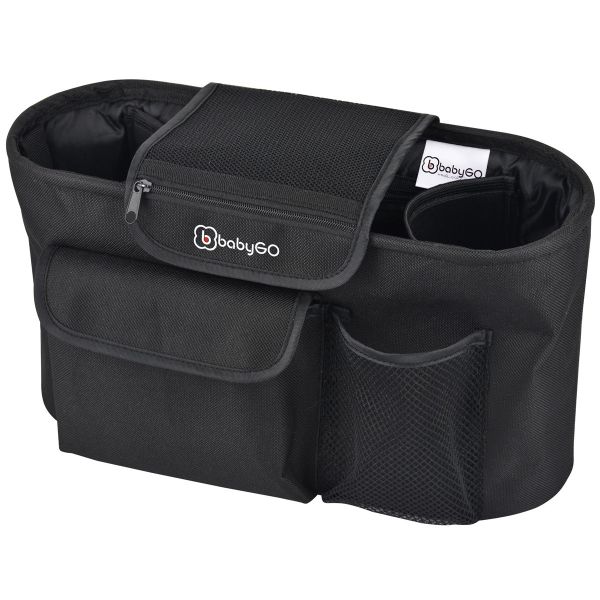 BabyGo Buggy Sportwagen Organizer Kinderwagen Organizer black | baby-direkt  Online-Shop