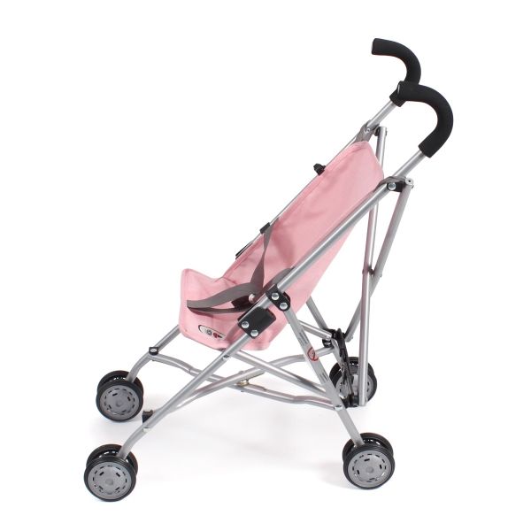 Bayer Chic 2000 Mini-Buggy Puppenwagen Kinderwagen ROMA Melange grau-rosa |  baby-direkt Online-Shop